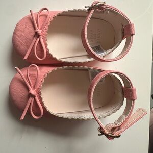 Janie and Jack pink ballet flats 6-12months (NWOT)